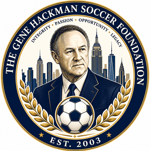 Gene Hackman Soccer Foundation crest